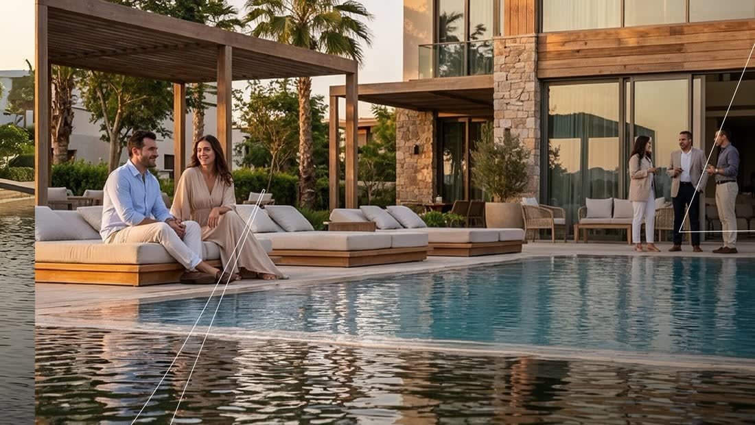 أجواء المعيشة الفاخرة في فلل داماك هيلز